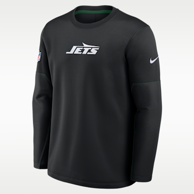 New York Jets Sideline Coaches Men's Nike Therma-FIT NFL Long